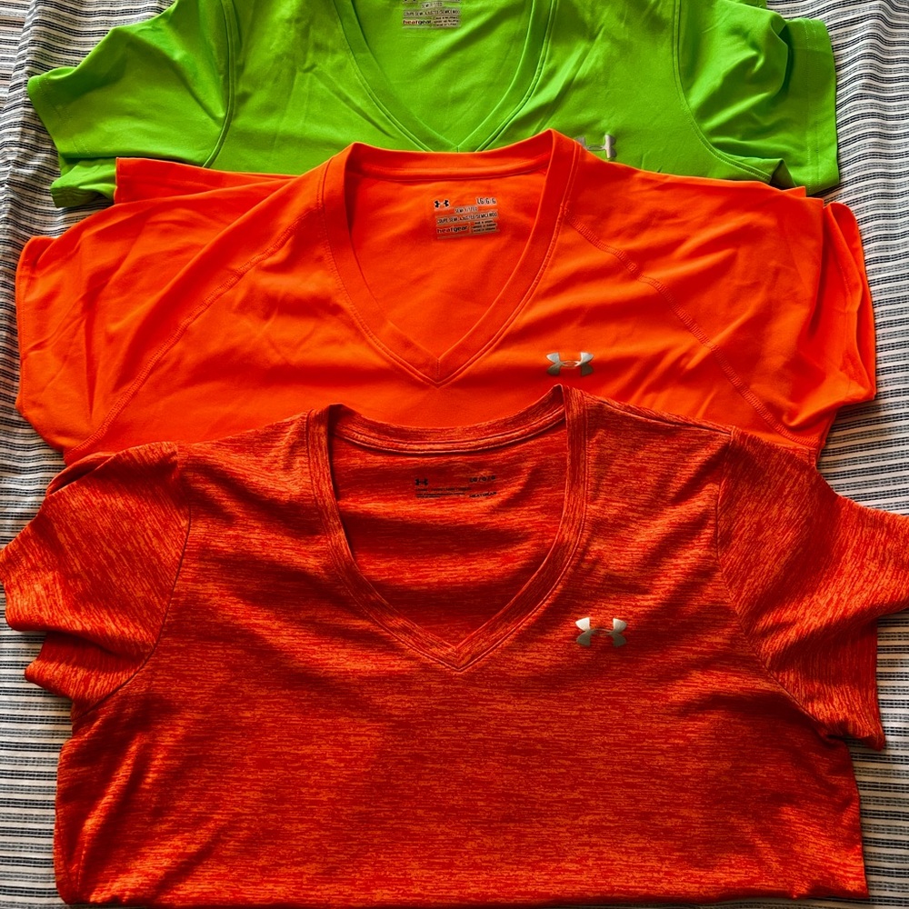 Under Armour Bright V-Neck T-Shirt Trio